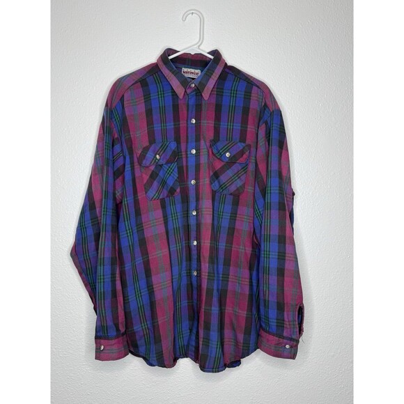 Other - Vintage Union Made Great Northwest Sportswear Flannel Plaid Shirt Men's Sz 2XL?